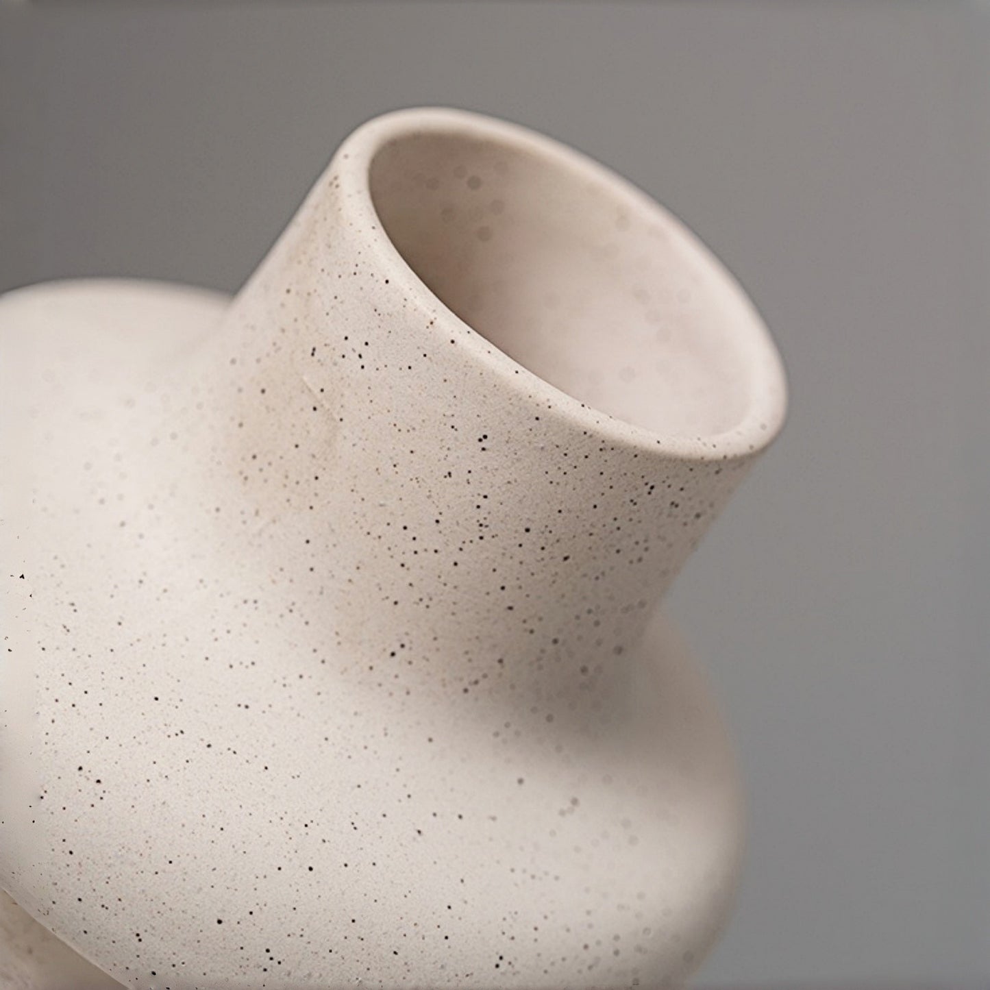 Ripple Silhouette Ceramic Vase