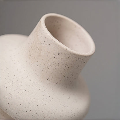 Ripple Silhouette Ceramic Vase