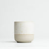 Two-Tone Glazed Ceramic Candle Vessel